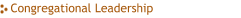Congregational Leadership